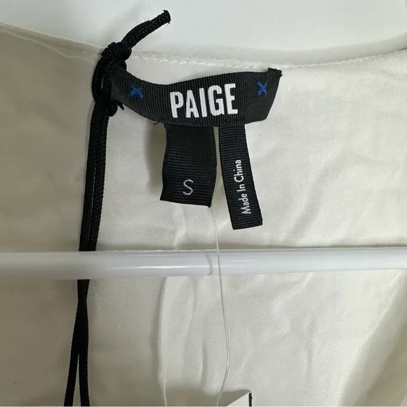 NWT PAIGE Paradis Mini Dress in White Size Small Retail $229 - Picture 7 of 9